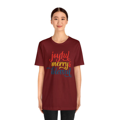 Joyful-Merry-blessed Christmas T-Shirt