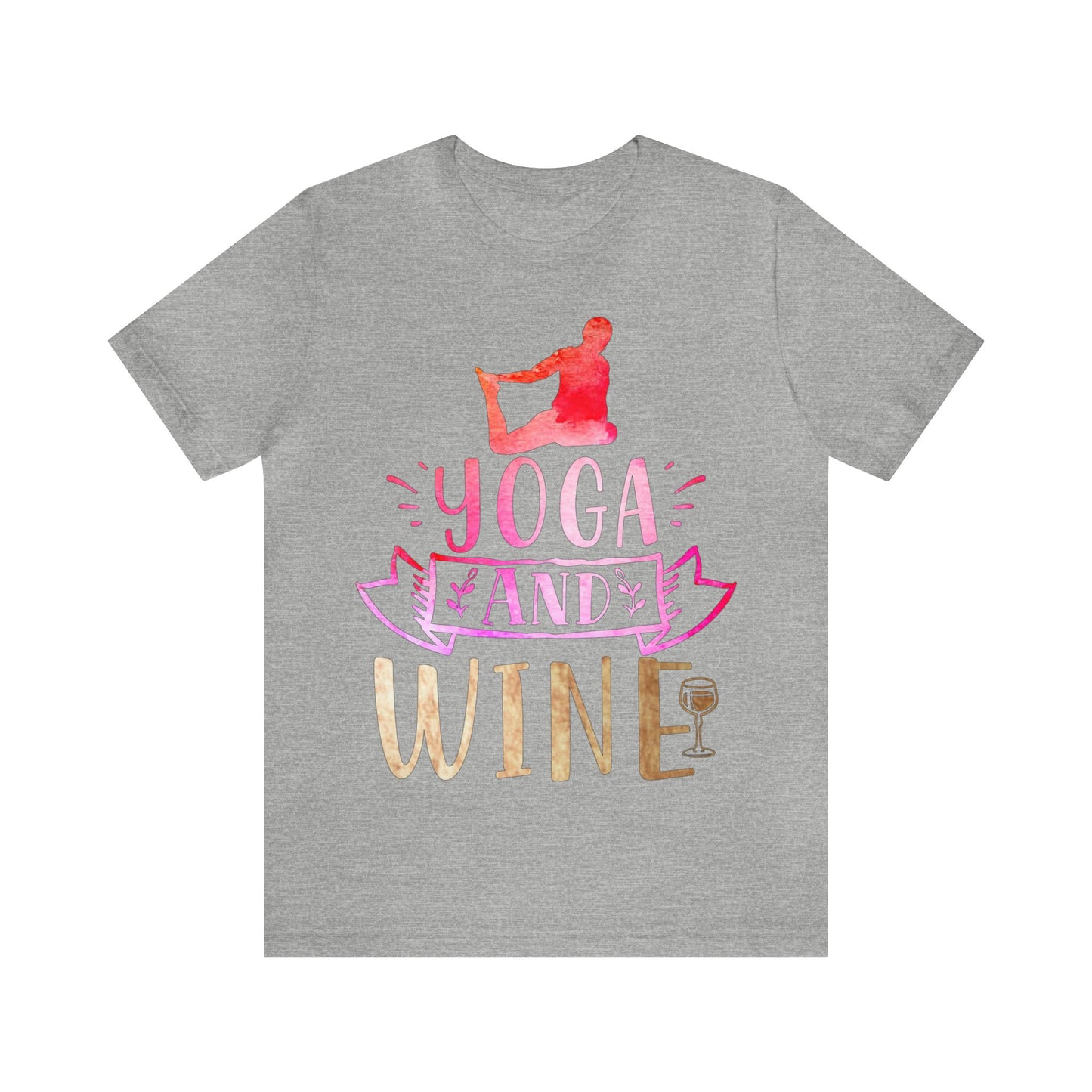 Yoga And Wine T-Shirt