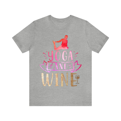 Yoga And Wine T-Shirt