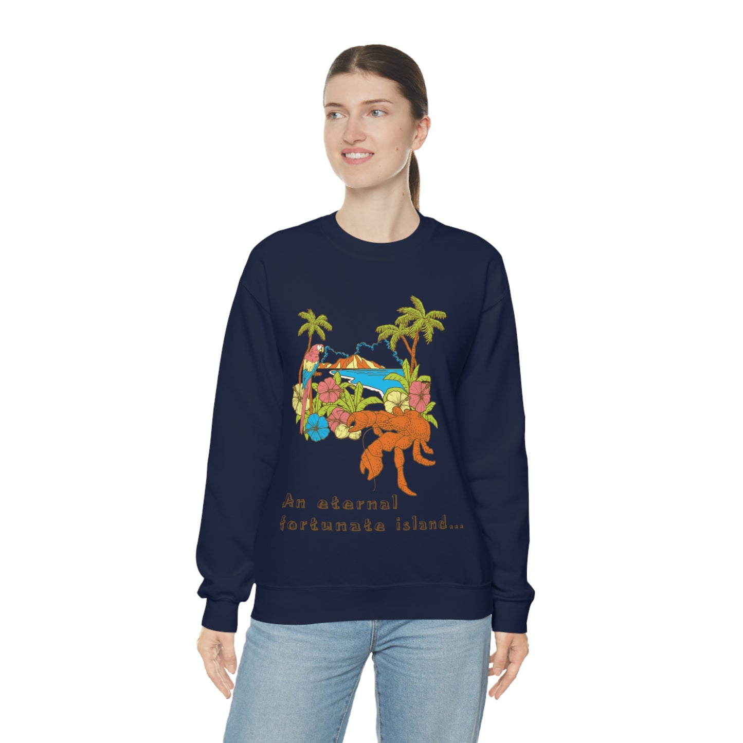 An Eternal Island Crewneck Sweatshirt