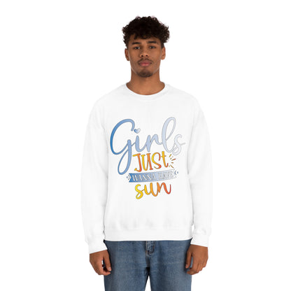 Girls Just Wanna Have Sun Crewneck Sweatshirt