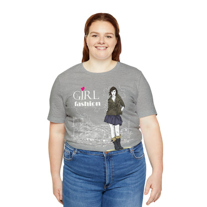 Girl with fashion T-Shirt