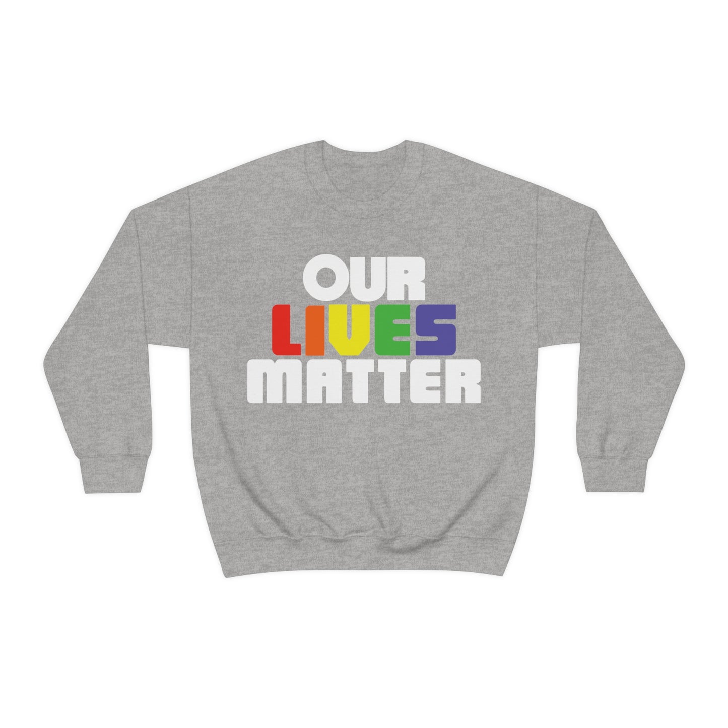 Our lives matter Crewneck Sweatshirt