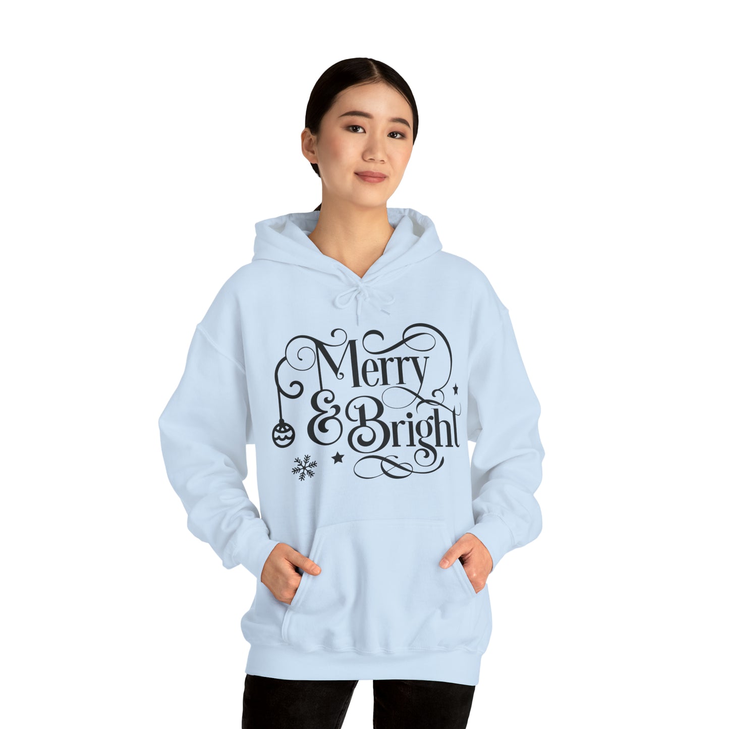 Merry and Bright Christmas Hoodie