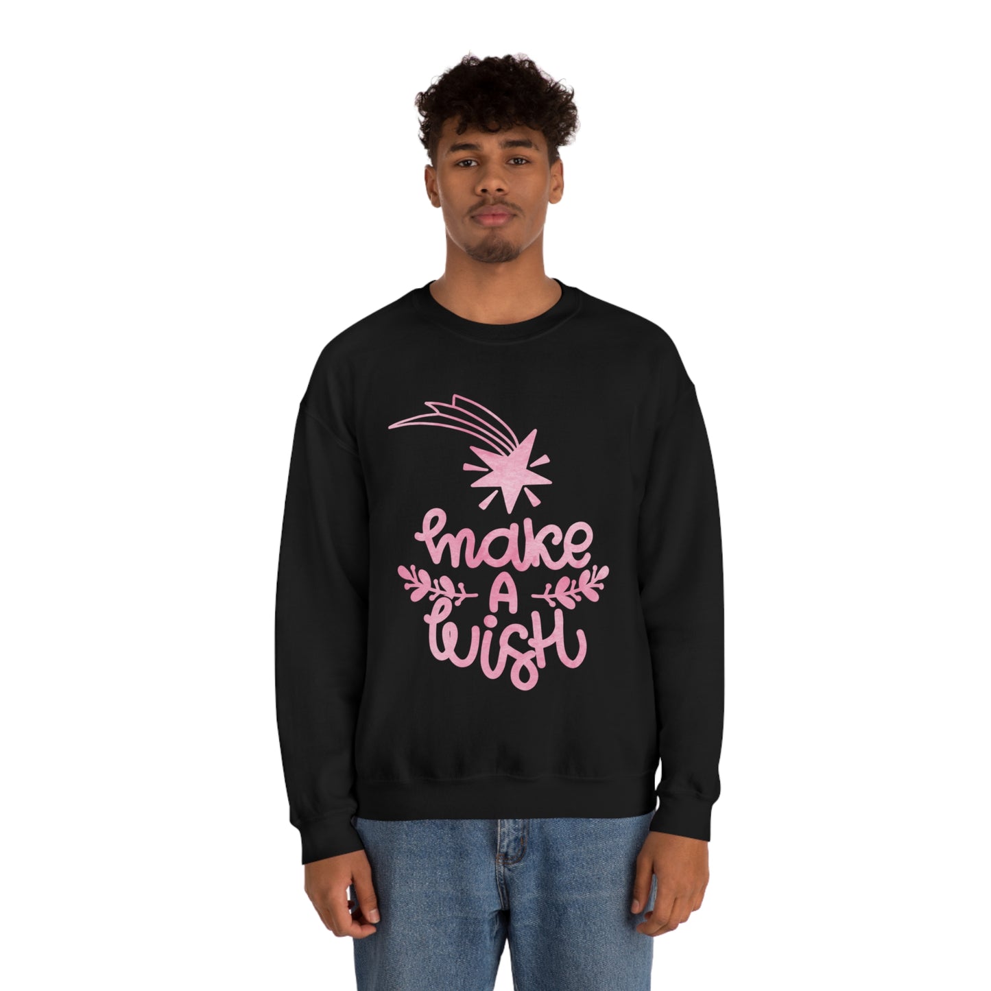 Unicorn make a wish Crewneck Sweatshirt