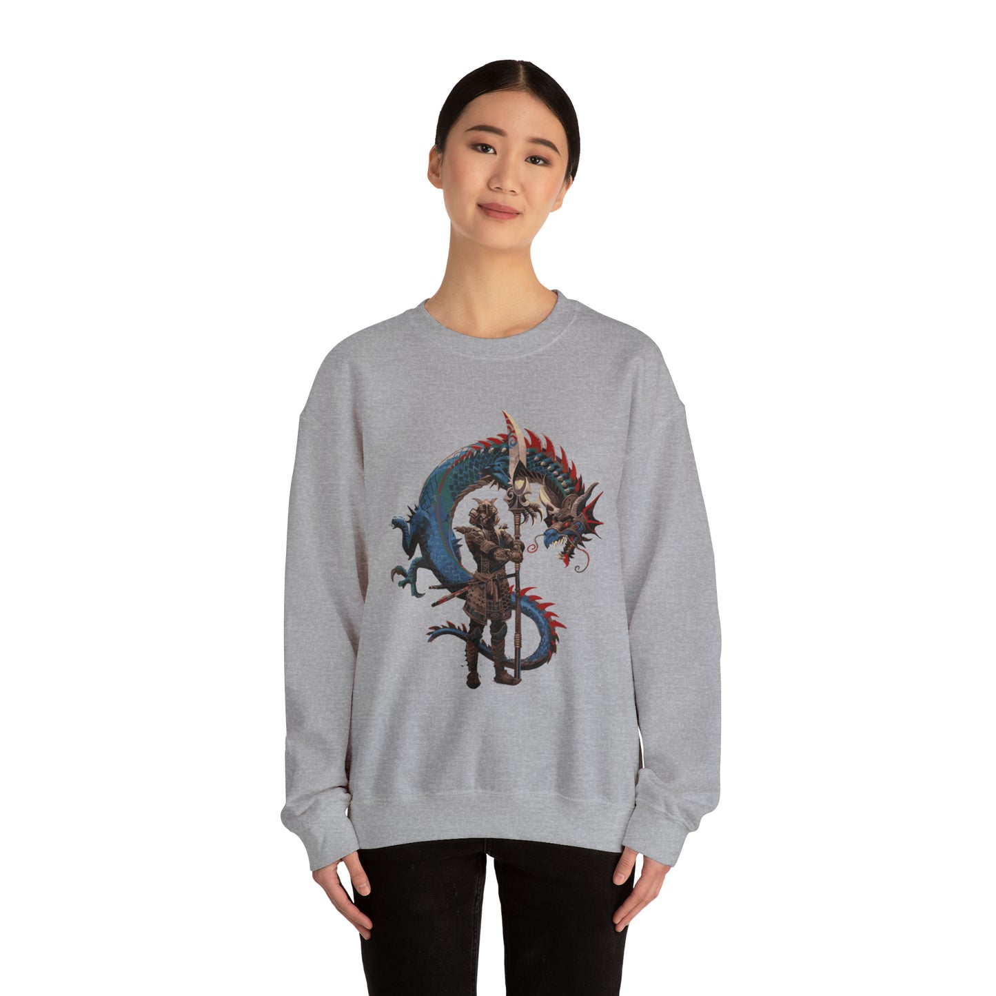 Colorful dragon guardian Crewneck Sweatshirt