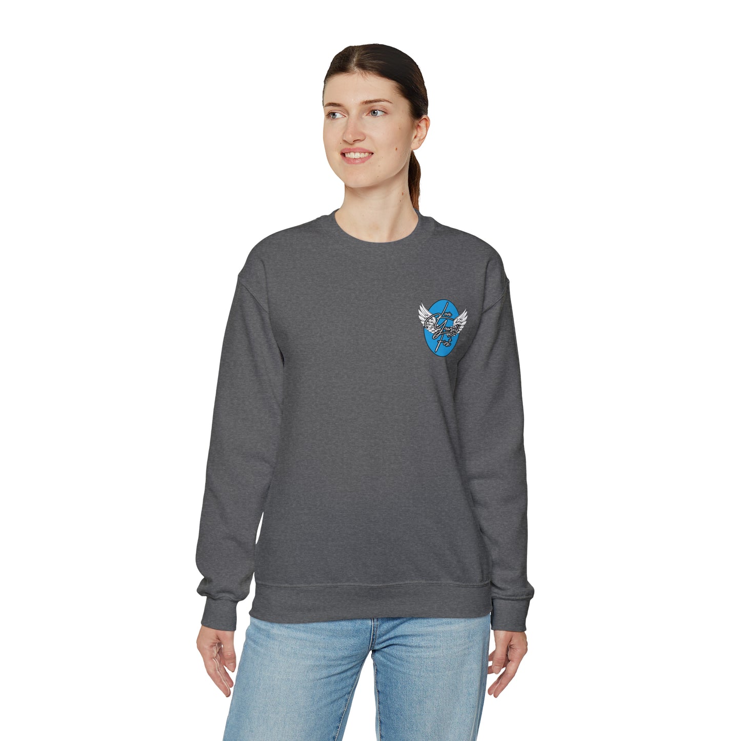 Love yourself first Crewneck Sweatshirt