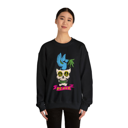 Peace Hippie Bird Crewneck Sweatshirt