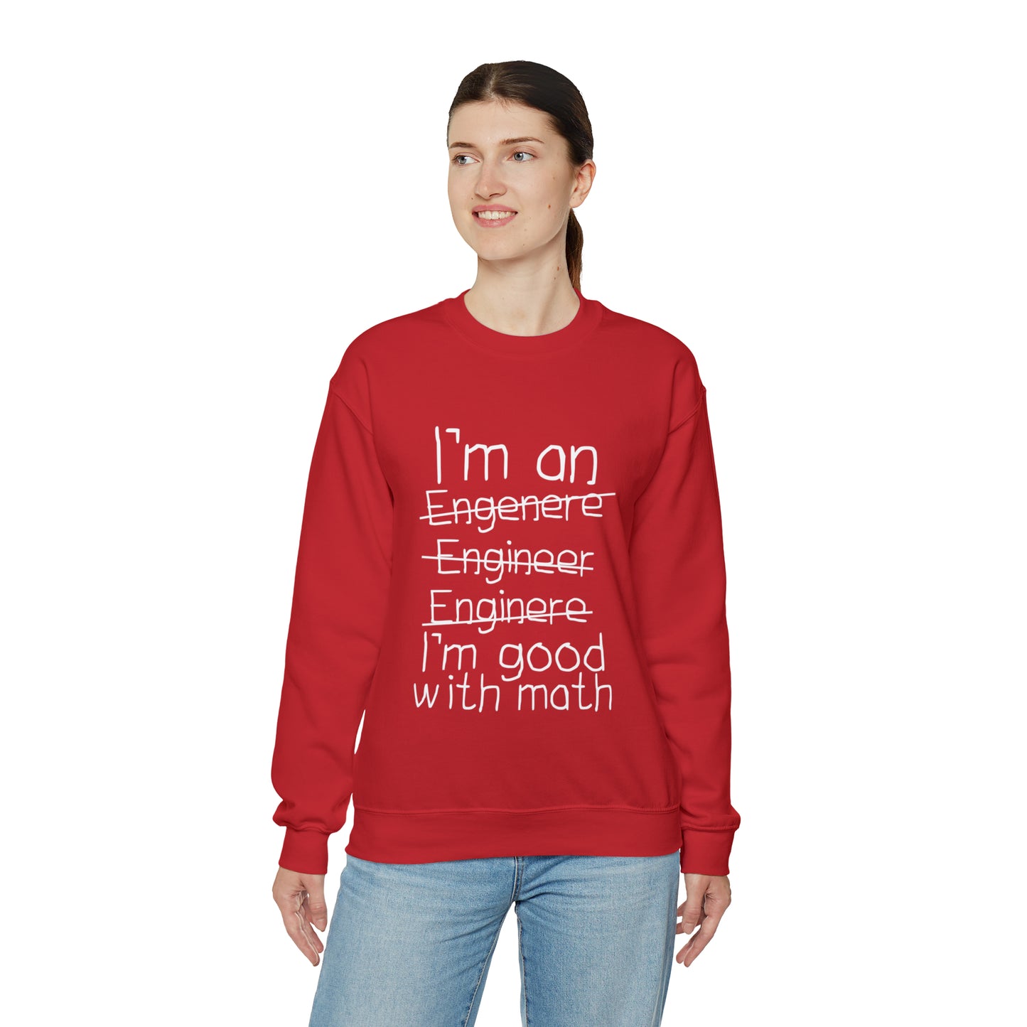 Good with math Crewneck Sweatshirt