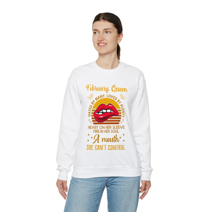 February queen Crewneck Sweatshirt