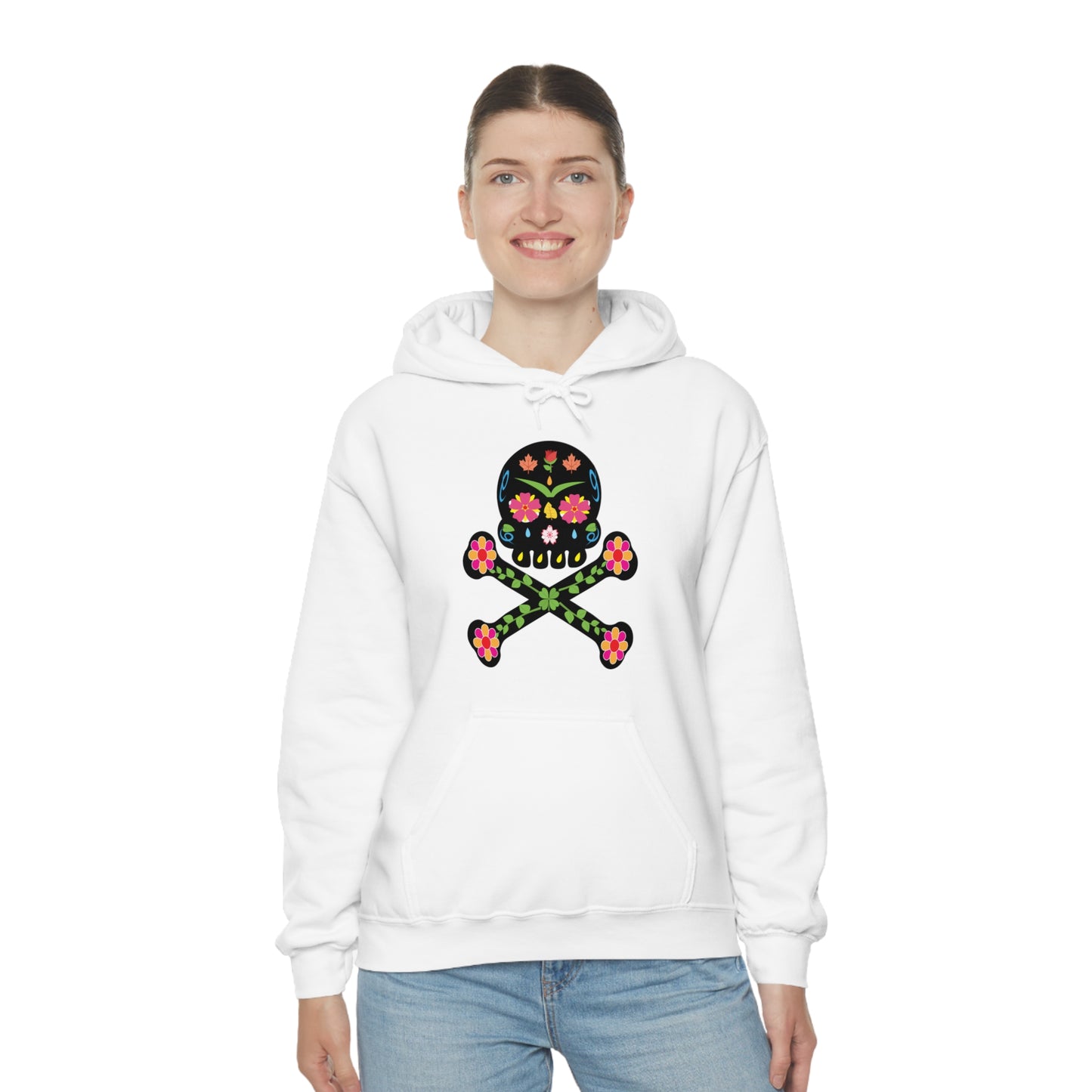 Day of the Dead Skull Hoodie