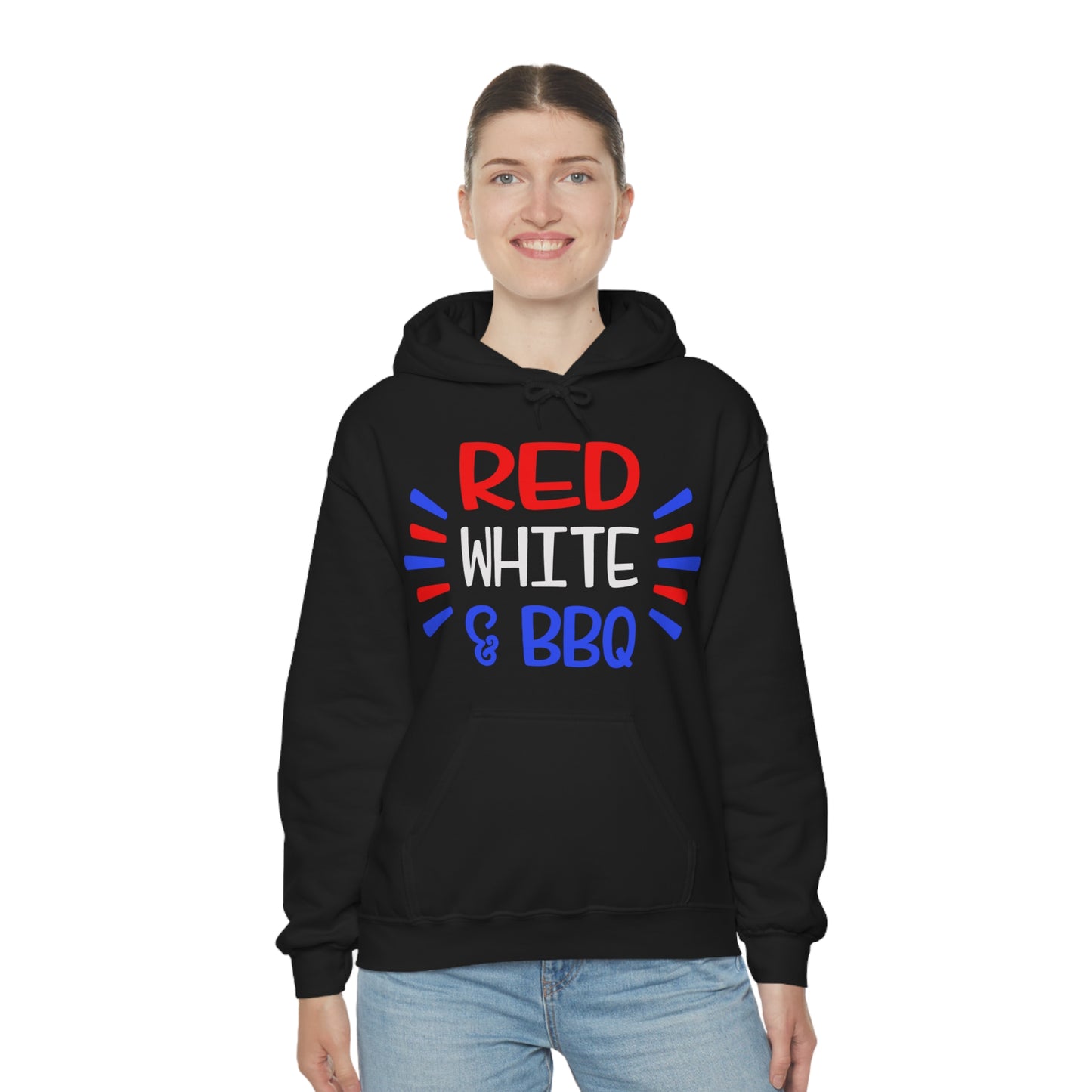 Red White BBQ Hoodie