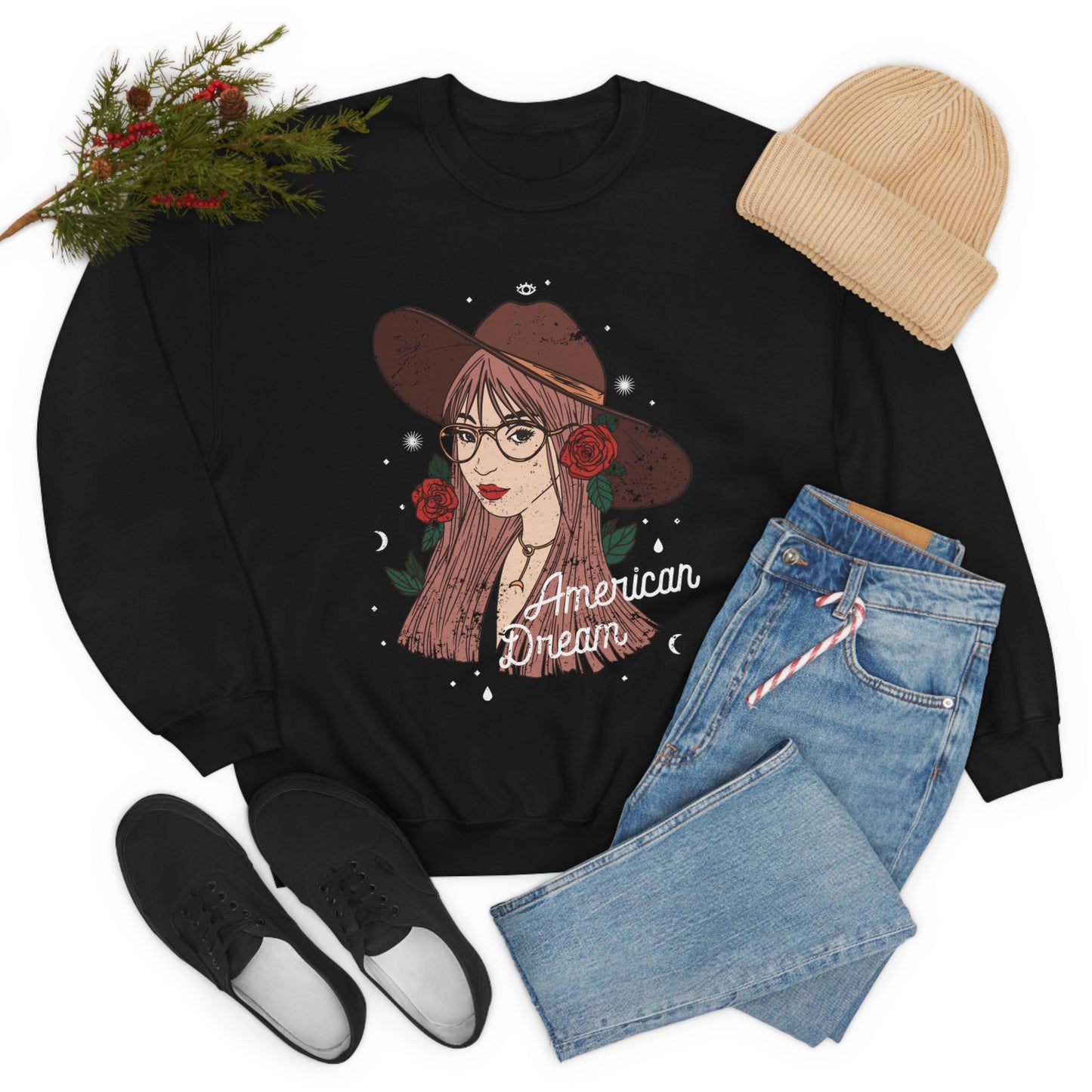 American Dream Woman Crewneck Sweatshirt