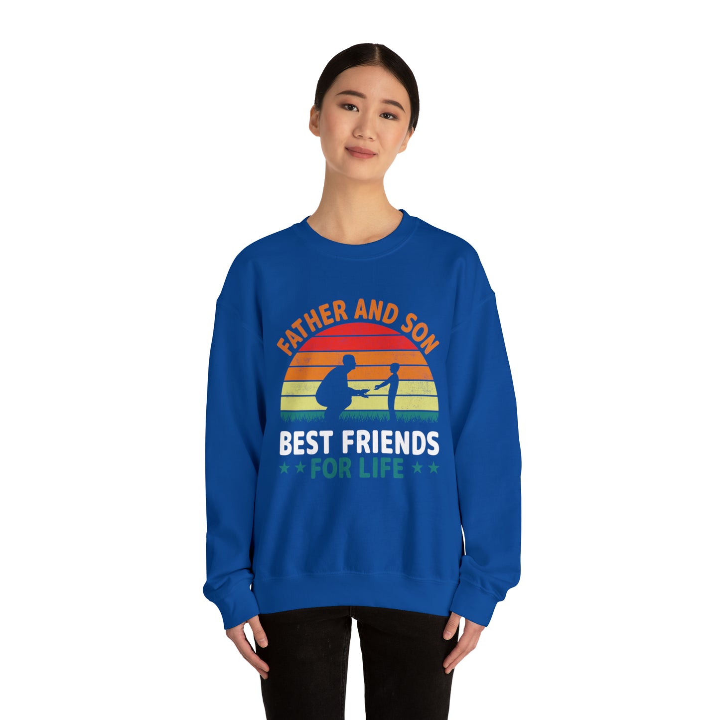 Best friends for life vintage Crewneck Sweatshirt