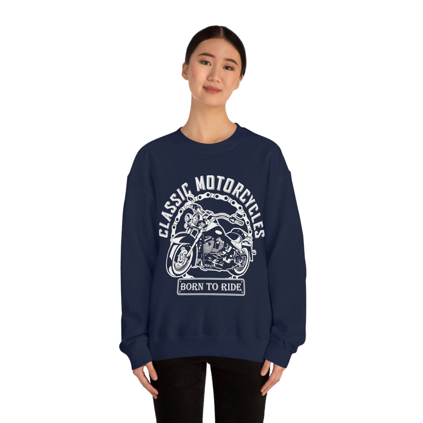 American cycles born to ride Crewneck Sweatshirt