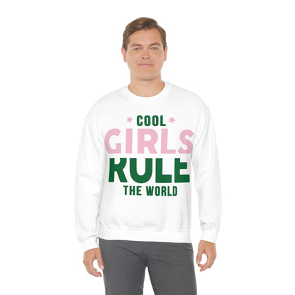 girls rule Crewneck Sweatshirt