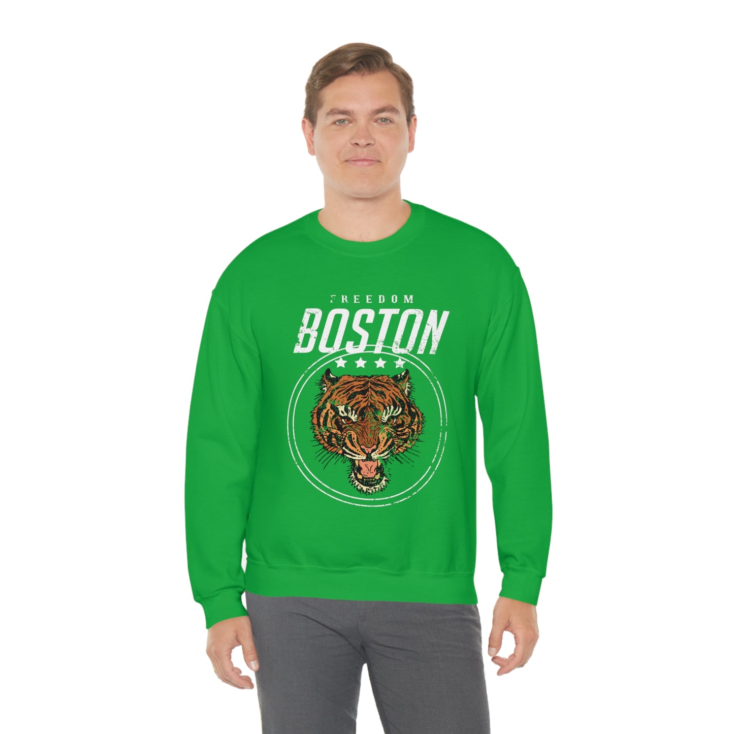 Boston Freedom Tiger Crewneck Sweatshirt