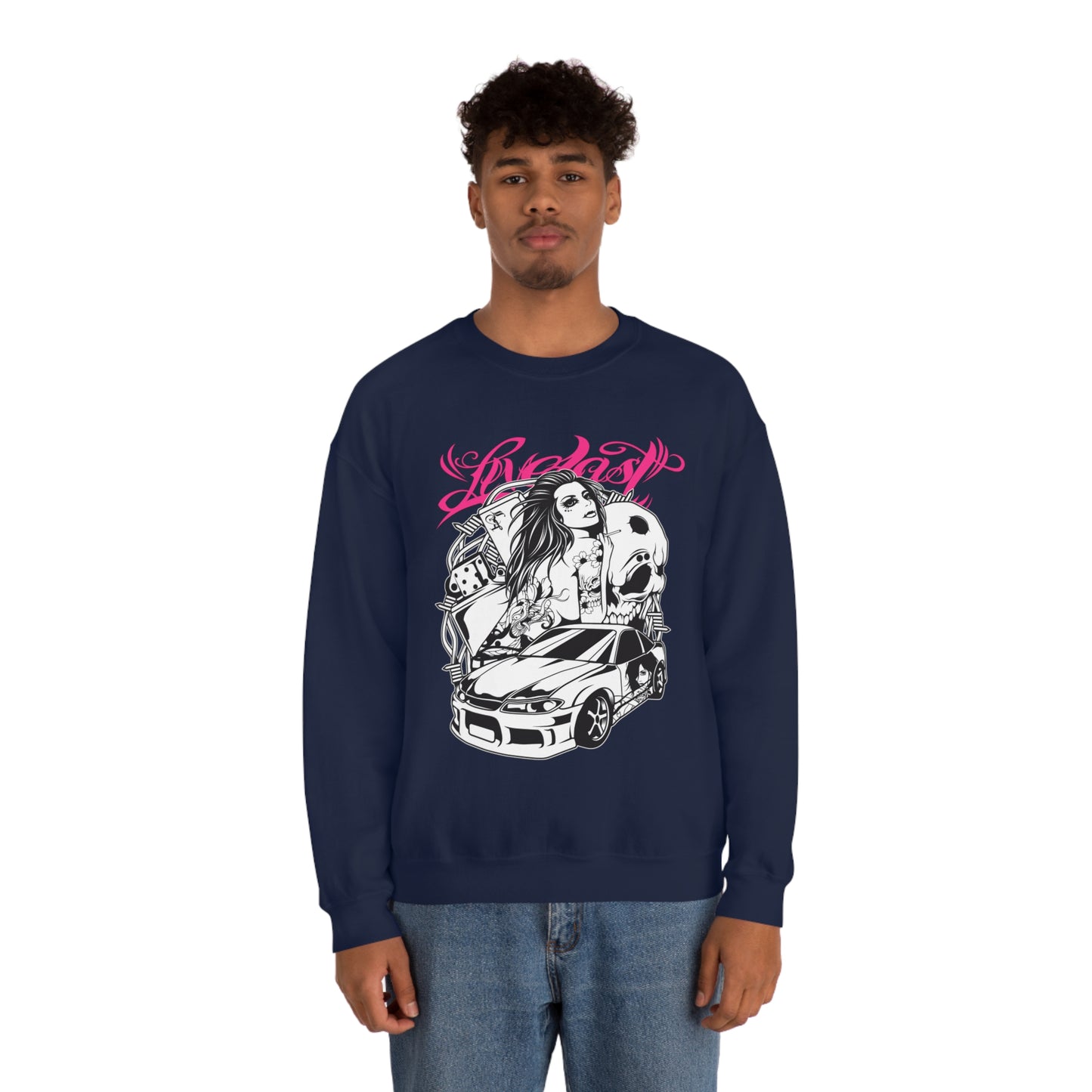 Live fast tattoo Crewneck Sweatshirt