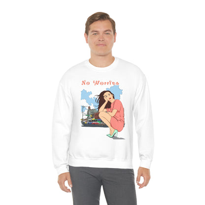 No worries Crewneck Sweatshirt