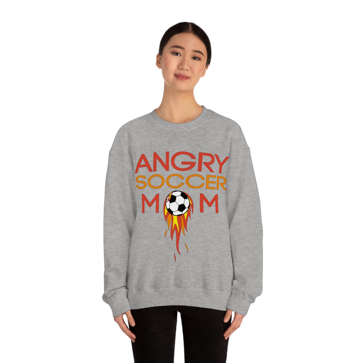 Angry soccer mom Crewneck Sweatshirt