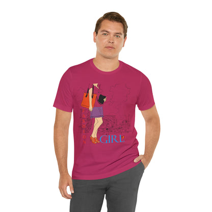 Fashion girl with a bag T-Shirt