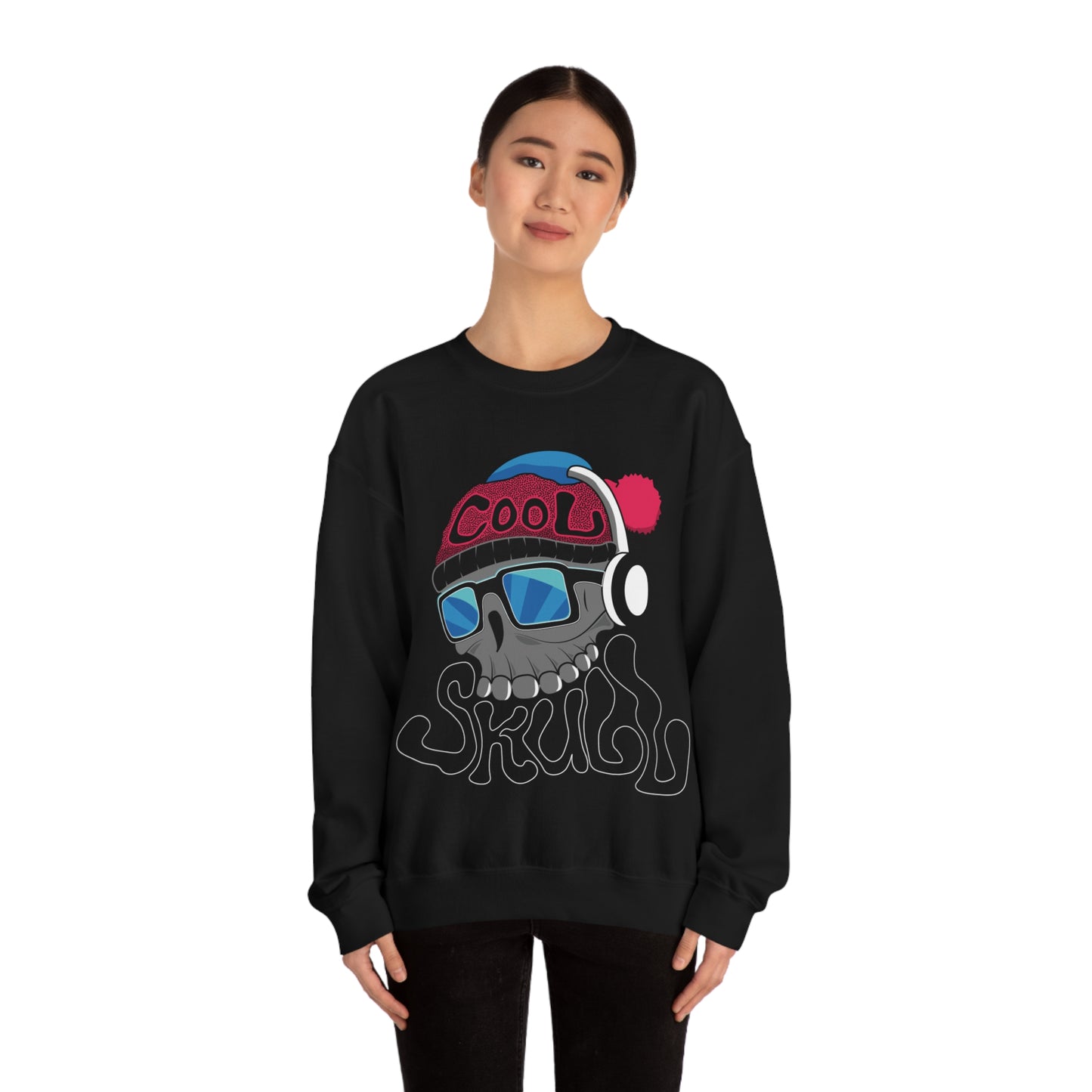 Cool Skull Crewneck Sweatshirt