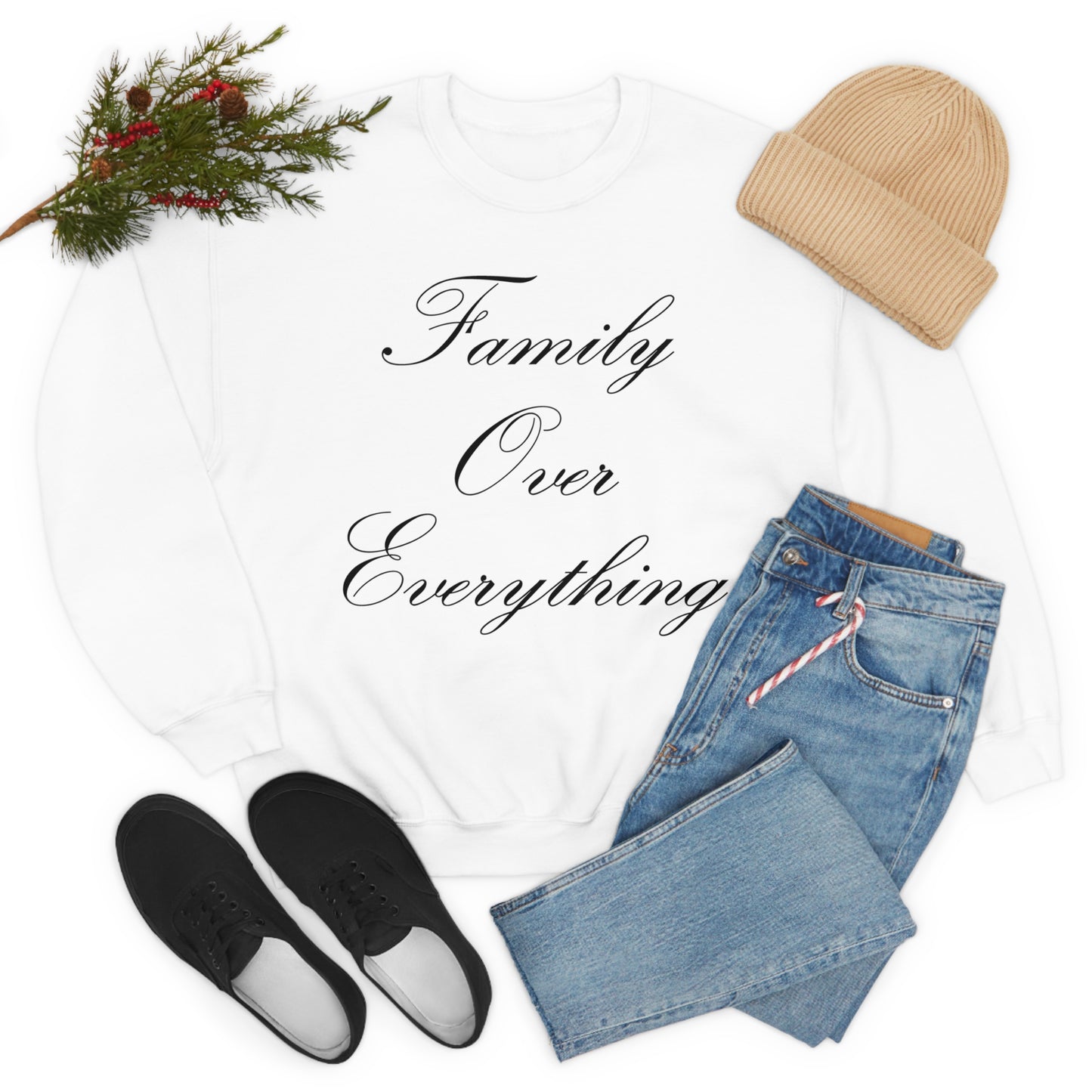 Family Over Everything Crewneck Sweatshirt