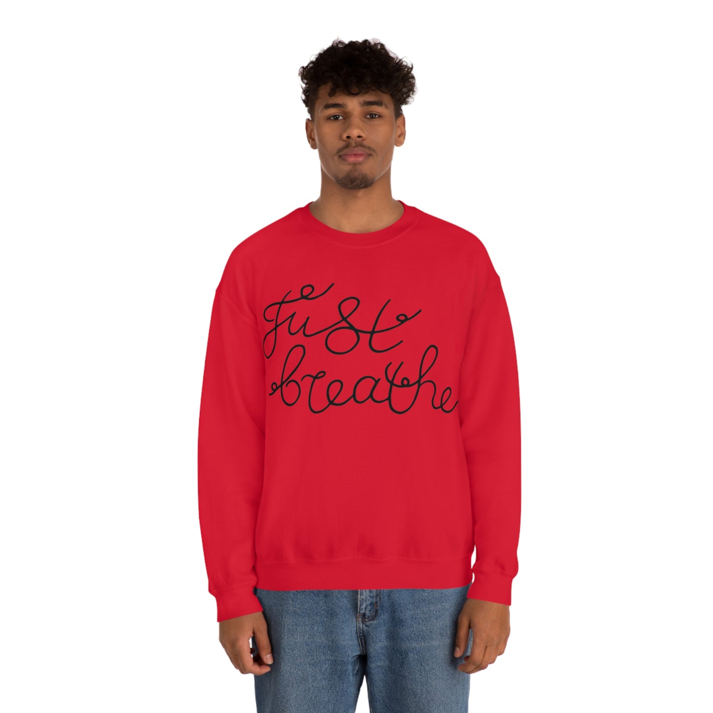 Just Breathe Crewneck Sweatshirt