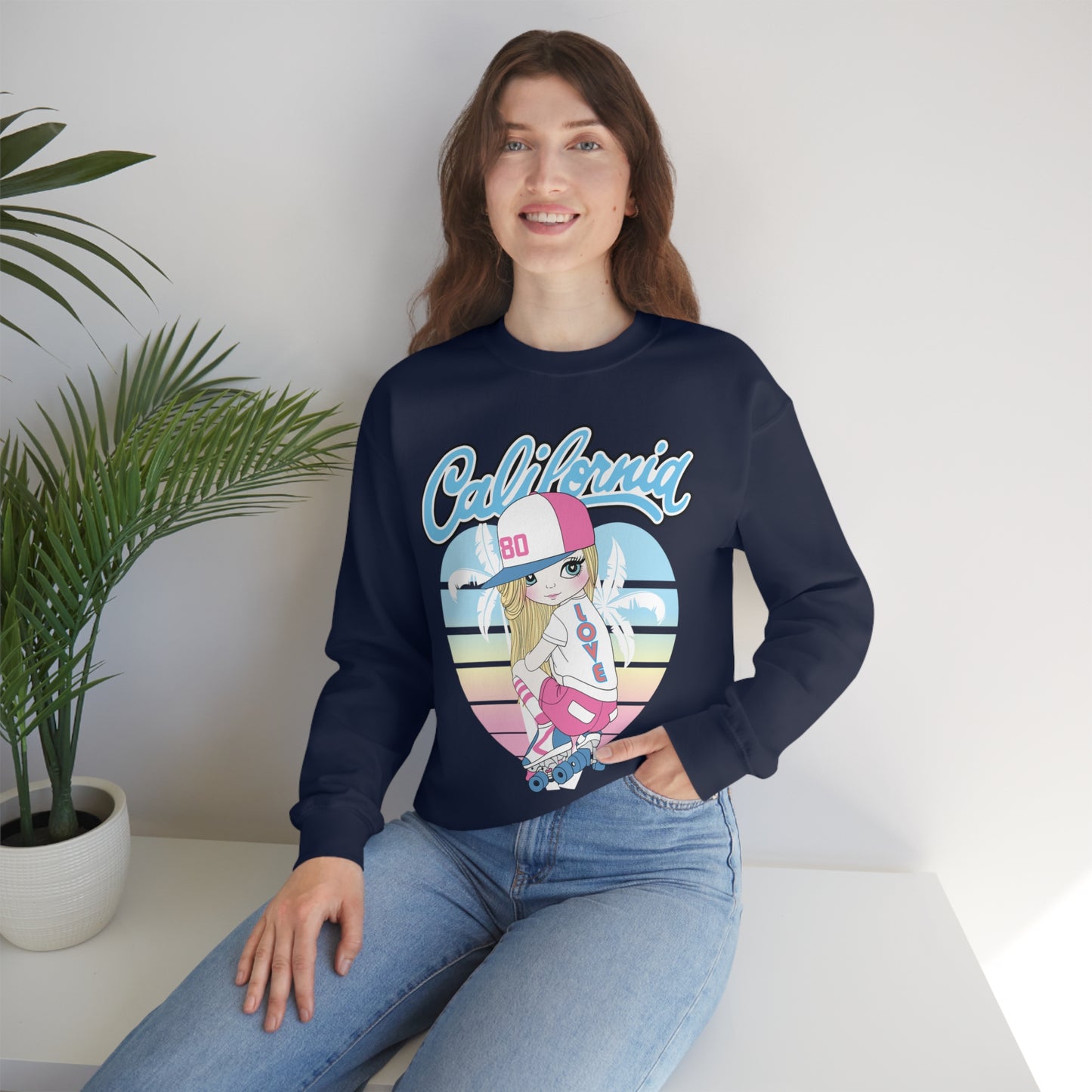 Love for California Crewneck Sweatshirt