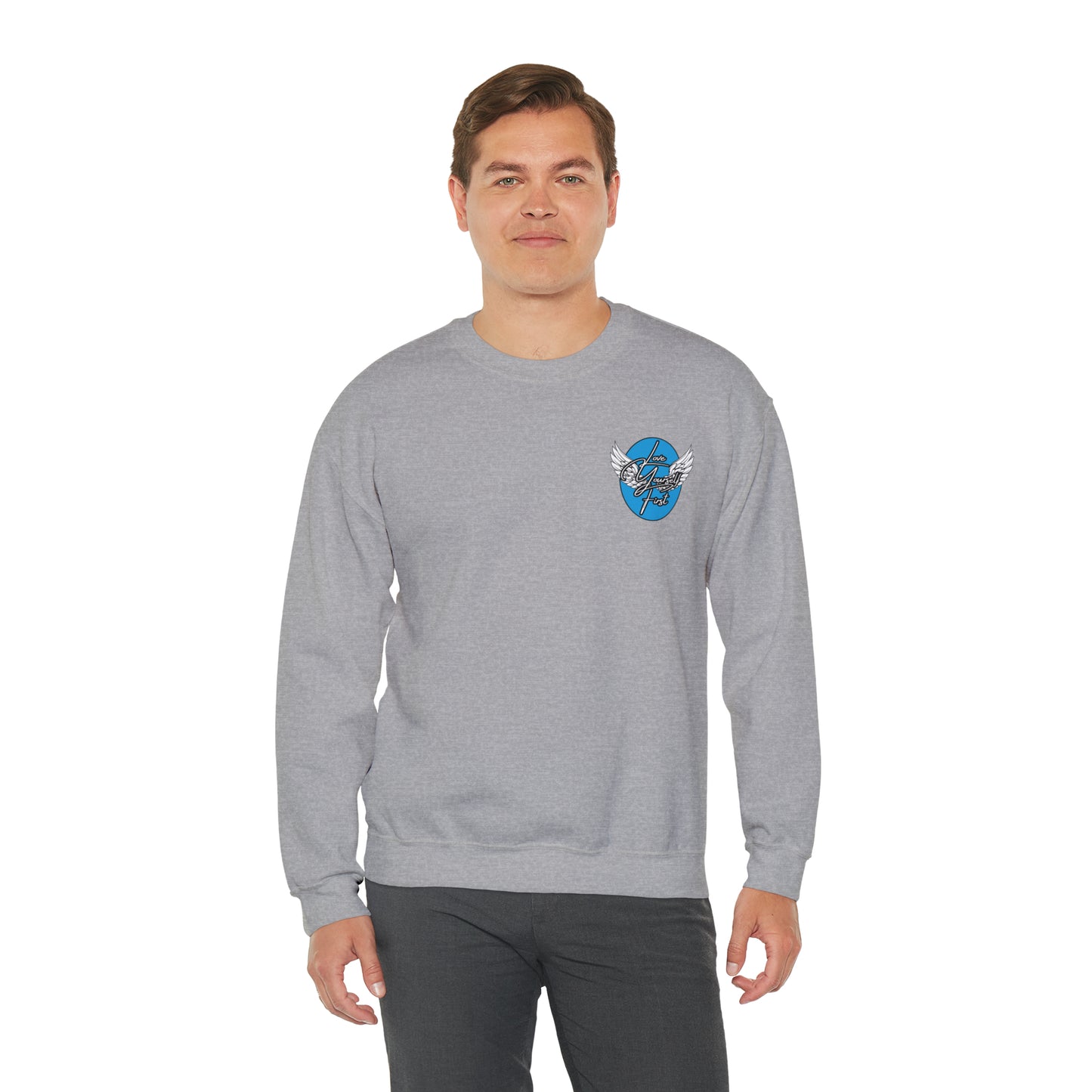 Love yourself first Crewneck Sweatshirt