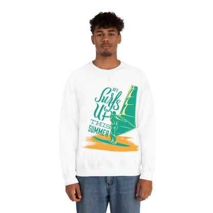 Hey Surfs Up Crewneck Sweatshirt