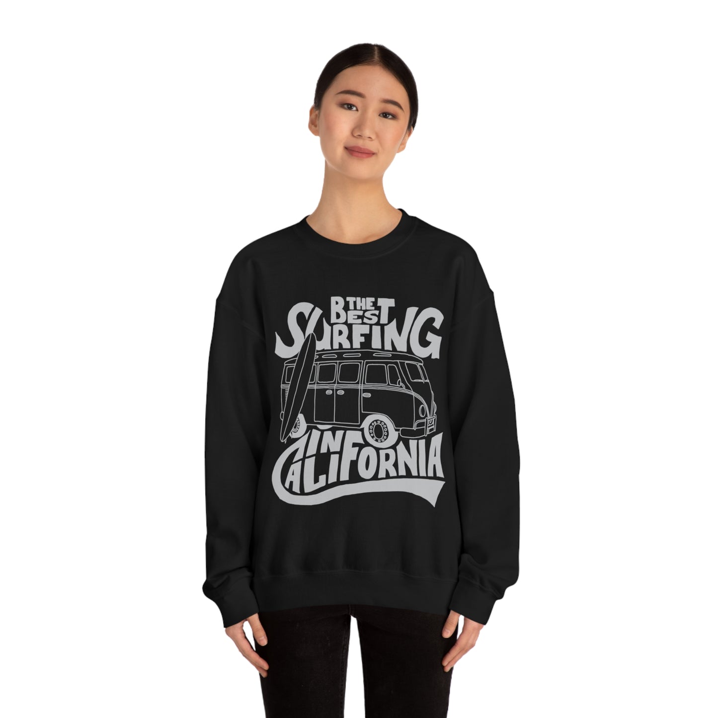 California Best Surfing Crewneck Sweatshirt