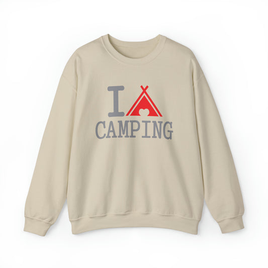 I Love CAMPING Crewneck Sweatshirt