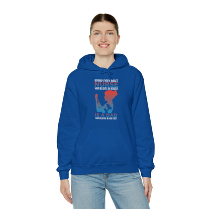 Dad believes in a daughter nurse Hoodie