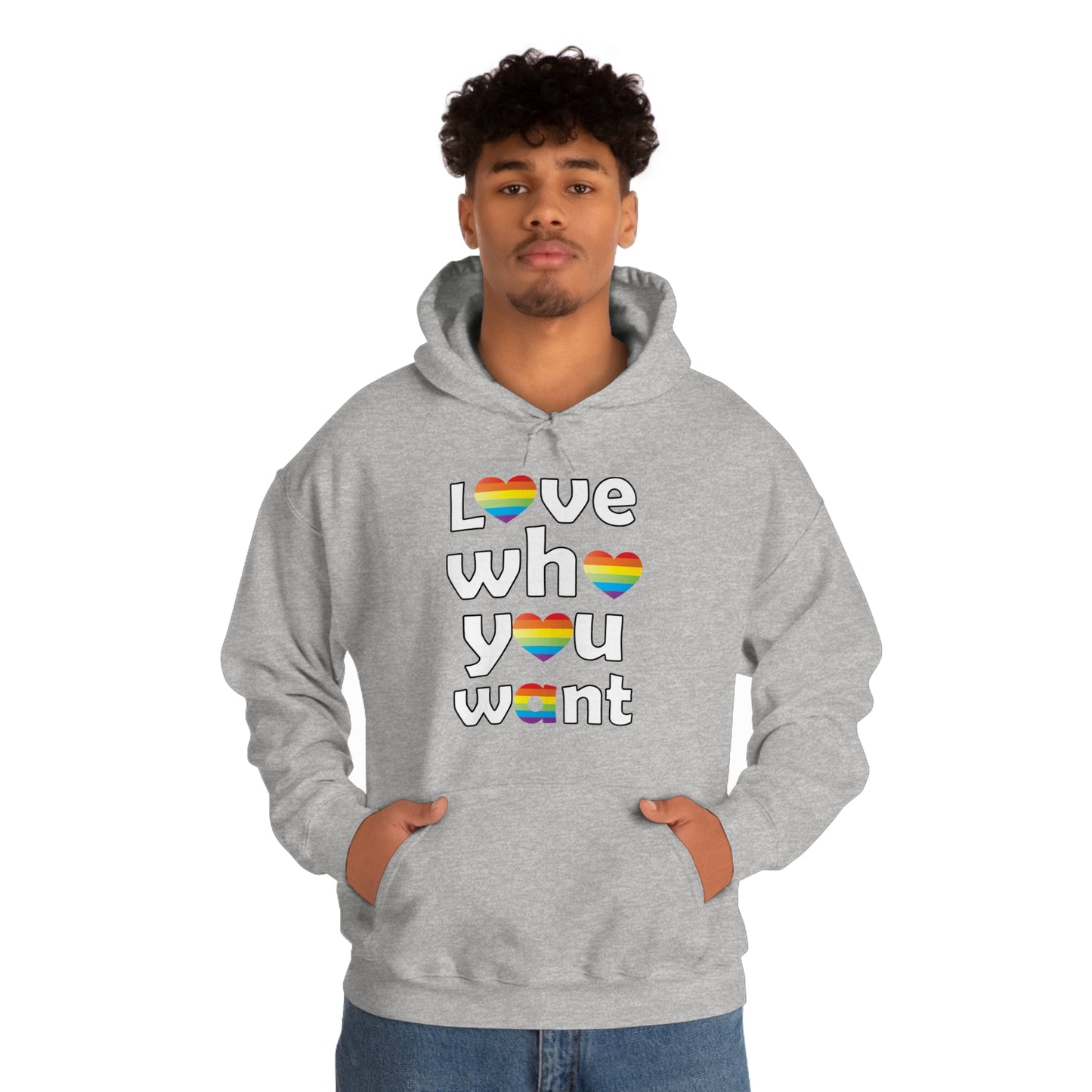 Love who you want Hoodie