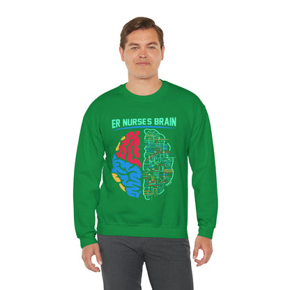 Nurses brain Crewneck Sweatshirt