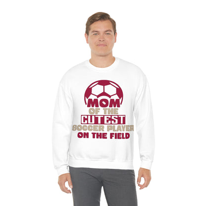 Mom of cutest soccer player Crewneck Sweatshirt