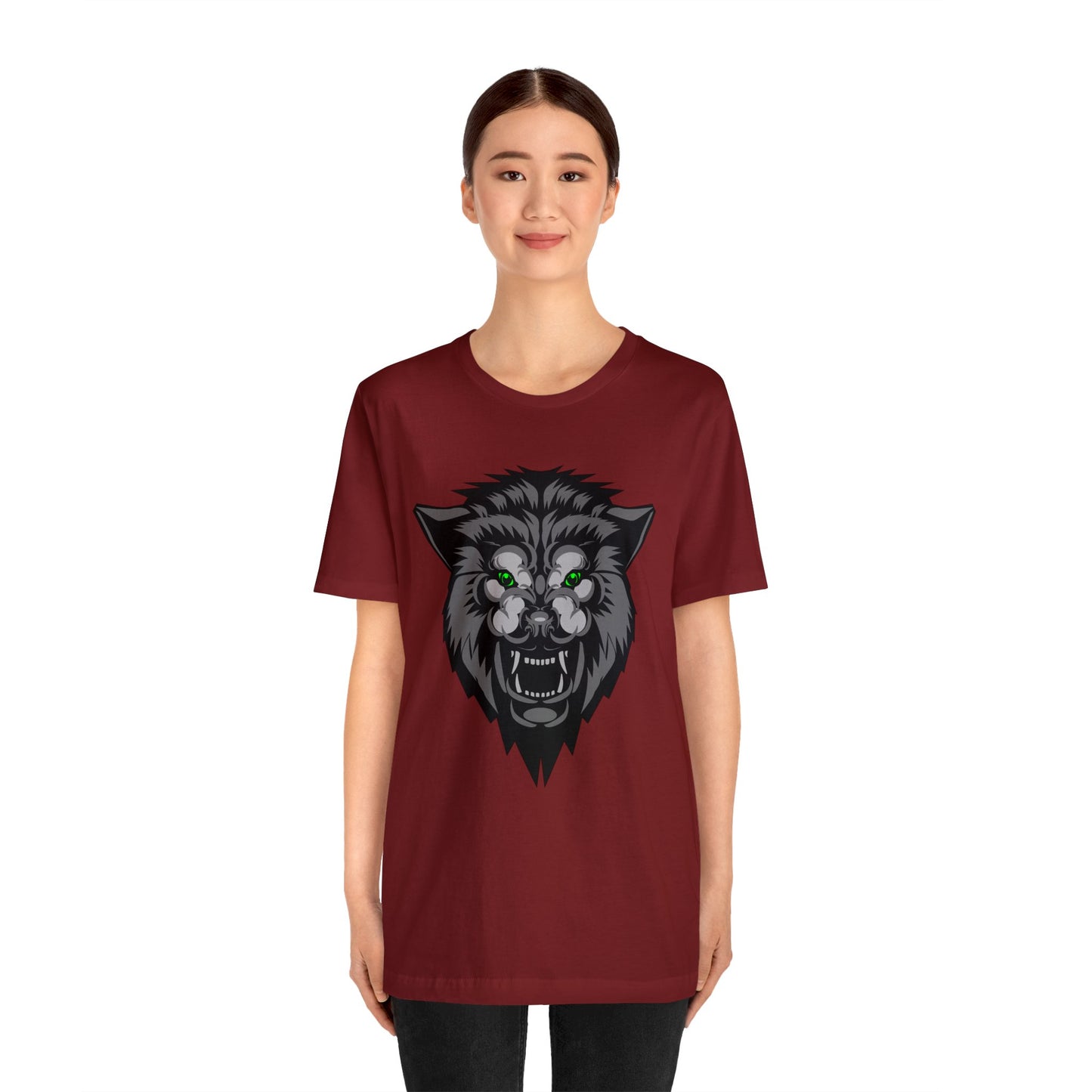 Green eyes wolf T-Shirt