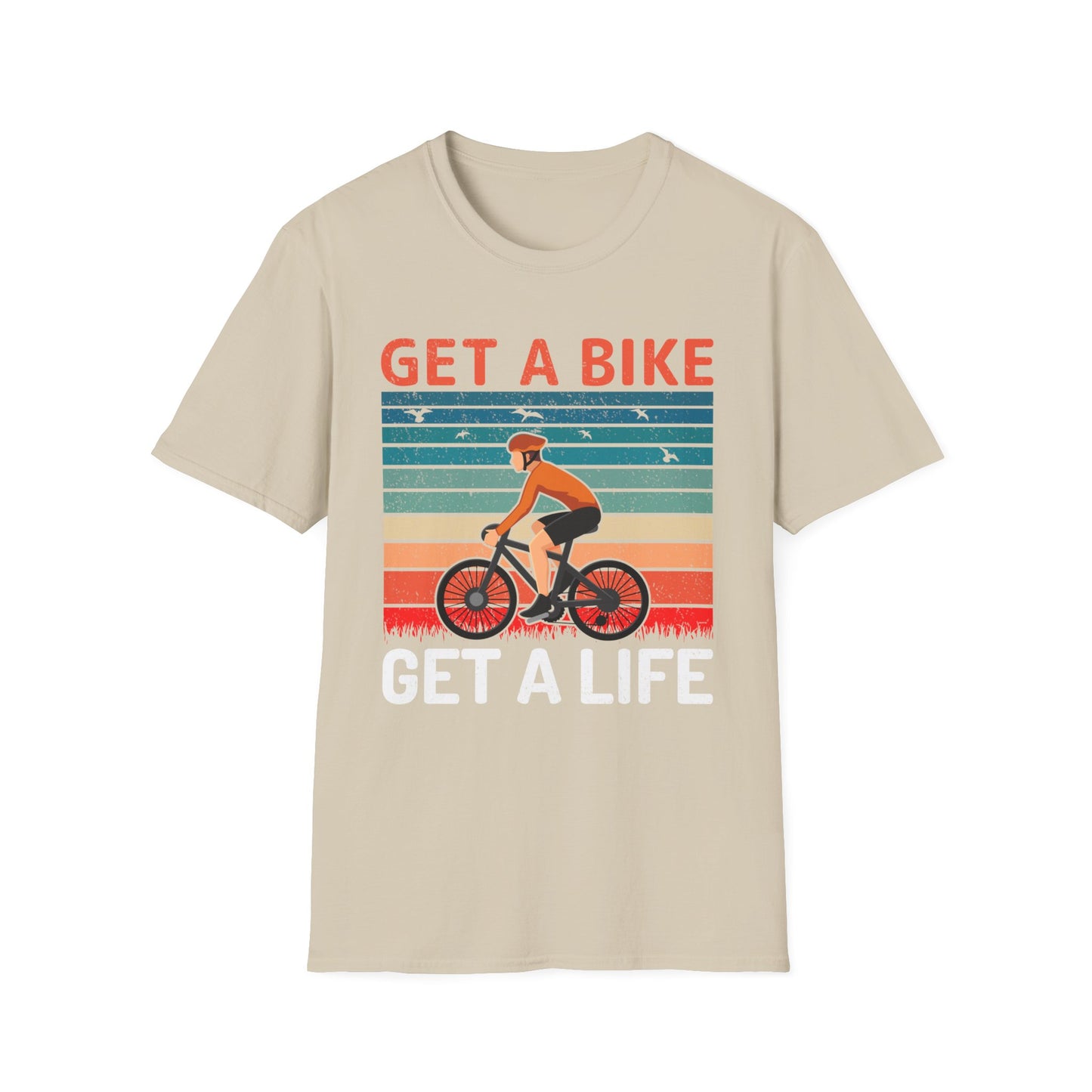 Get a bike and get a life vintage T-Shirt