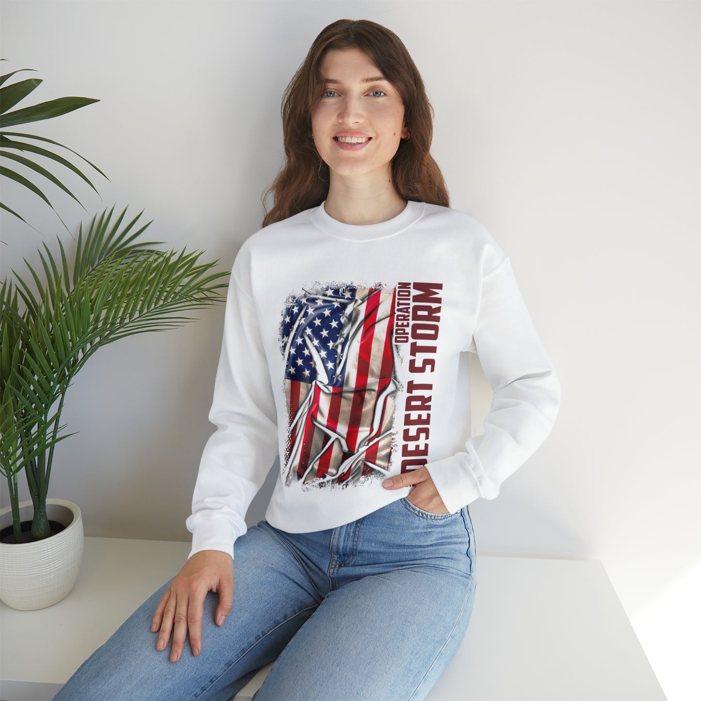 Operation desert storm Veteran Crewneck Sweatshirt