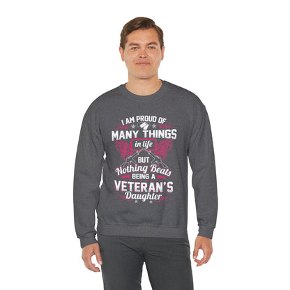 Proud veteran dad Crewneck Sweatshirt