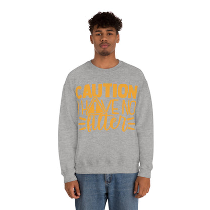 Caution I Have No Filter Crewneck Sweatshirt