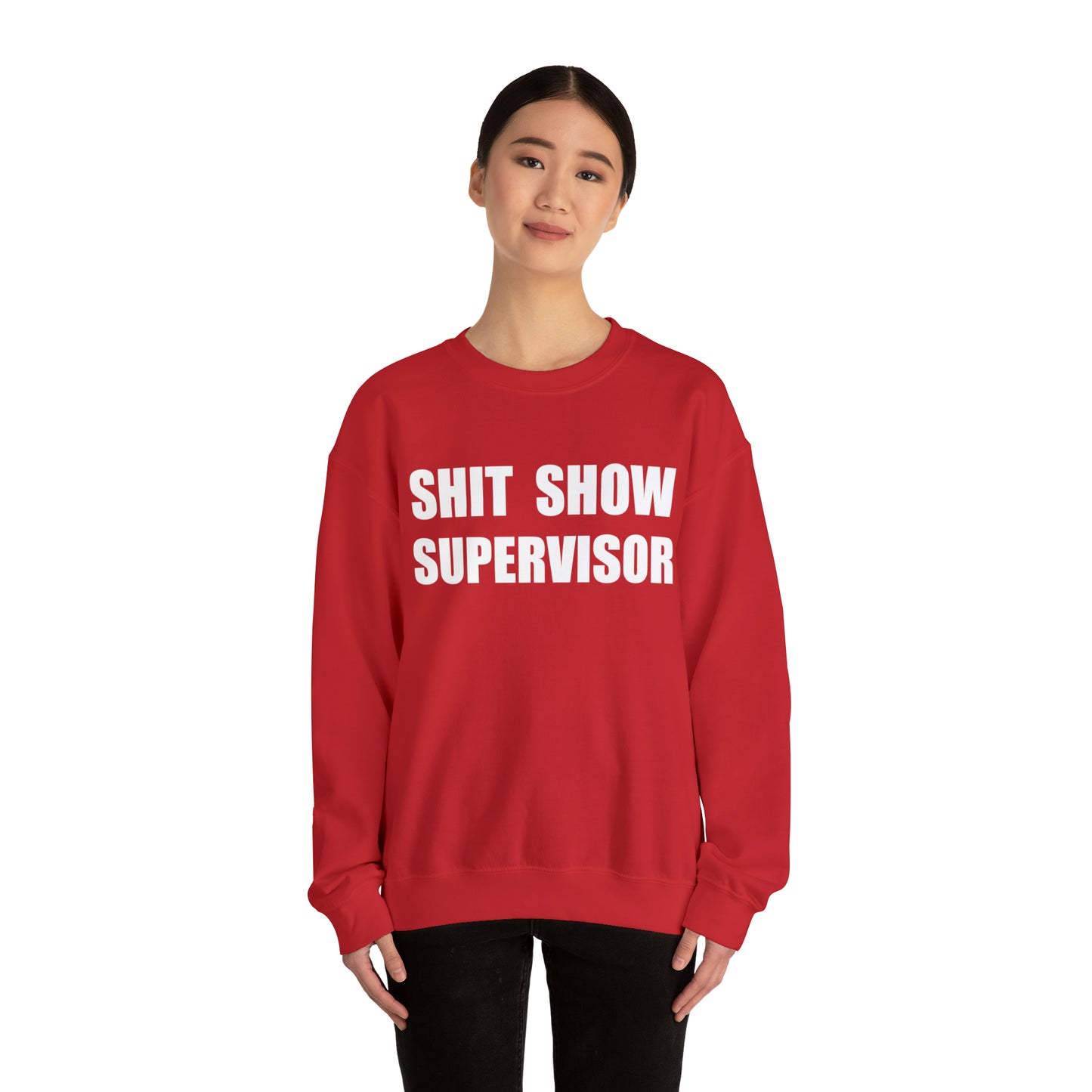 show supervisor Crewneck Sweatshirt