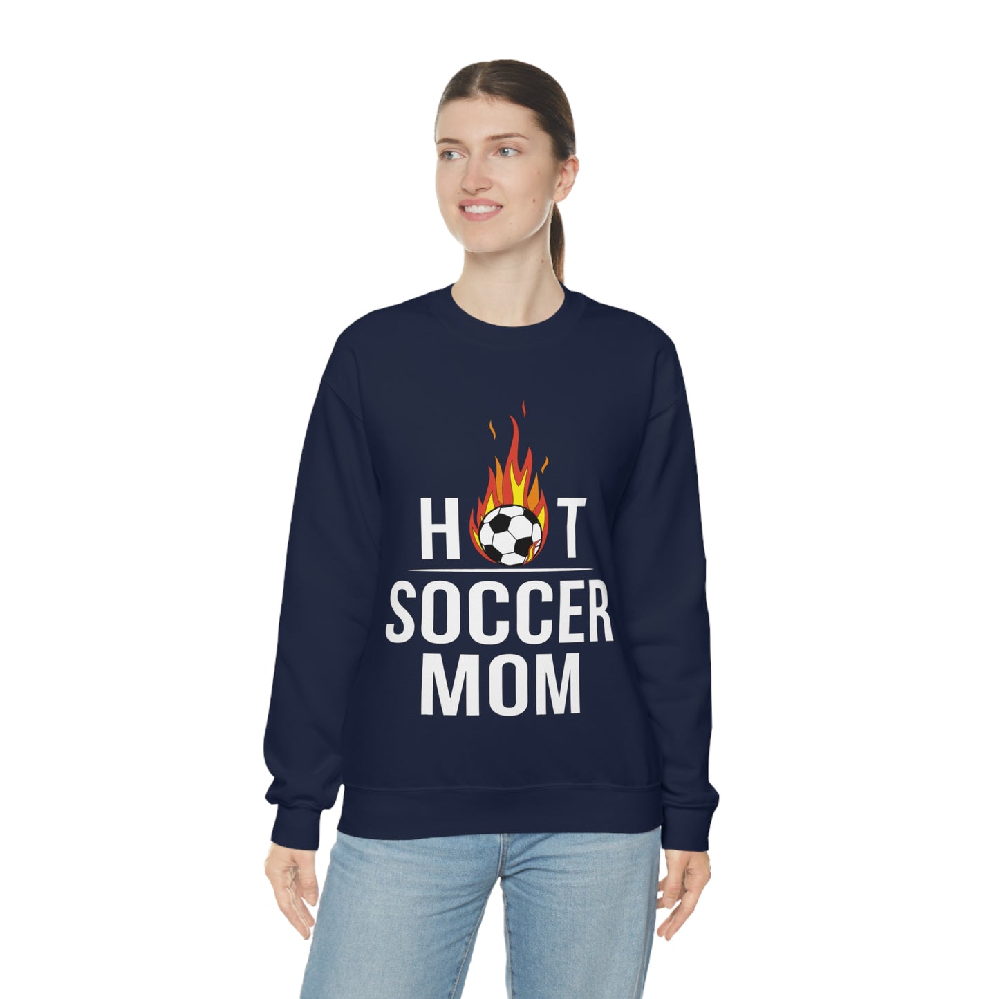 Hot soccer mom Crewneck Sweatshirt