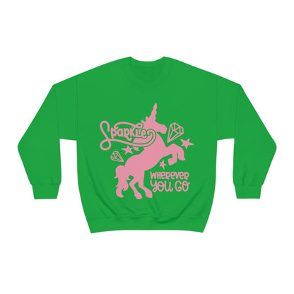 Sparkle unicorn Crewneck Sweatshirt