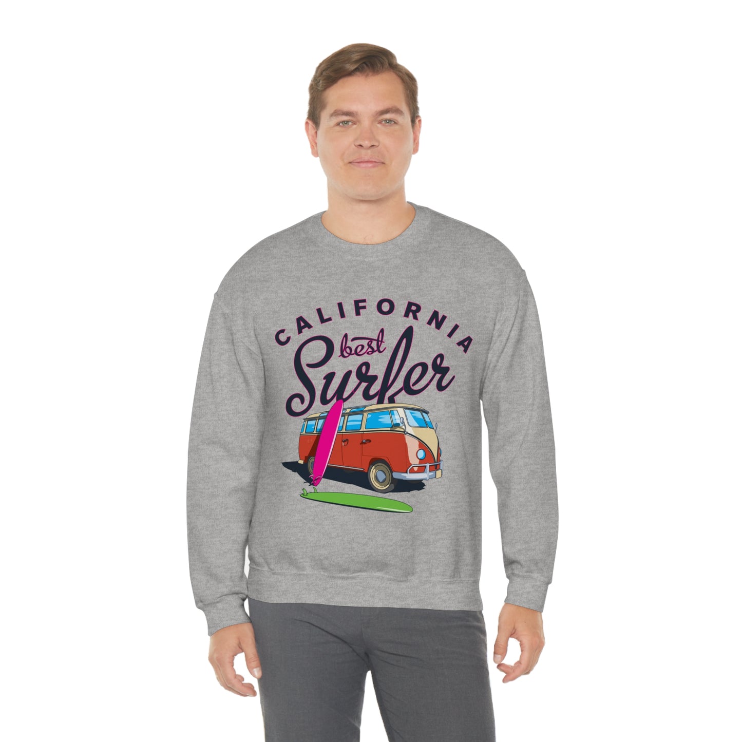 Surfers Bus Crewneck Sweatshirt