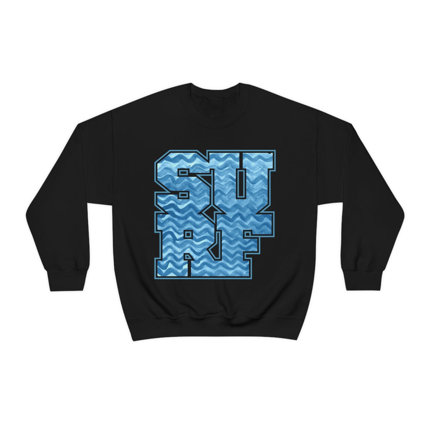 Surf Wavy Crewneck Sweatshirt