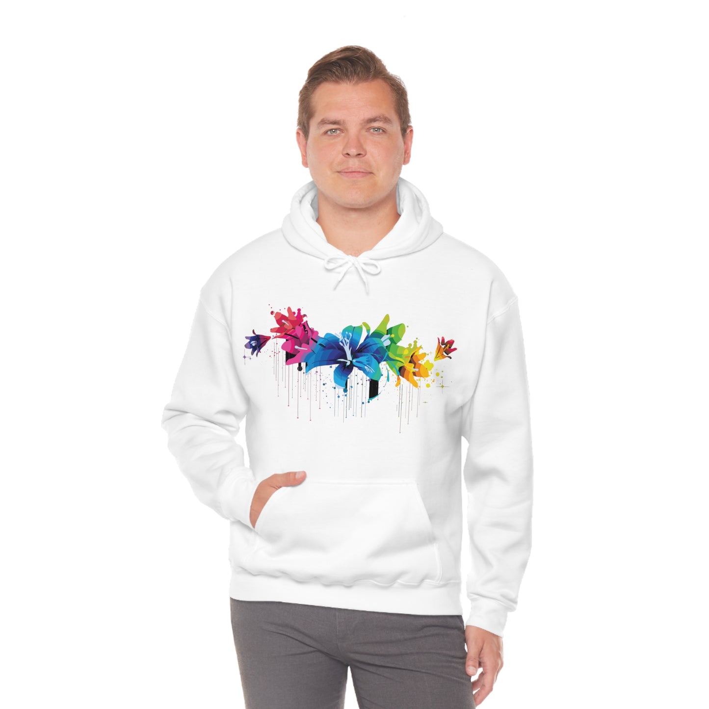 Beautiful colorful flowers Hoodie