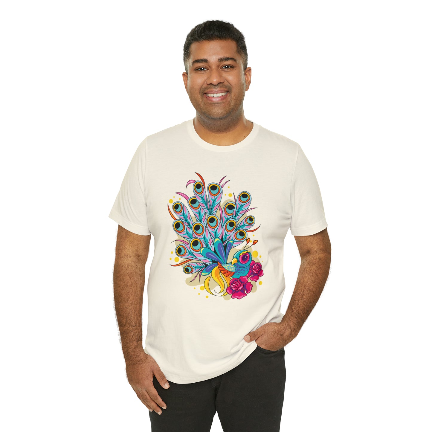 Colorful Peacock T-Shirt