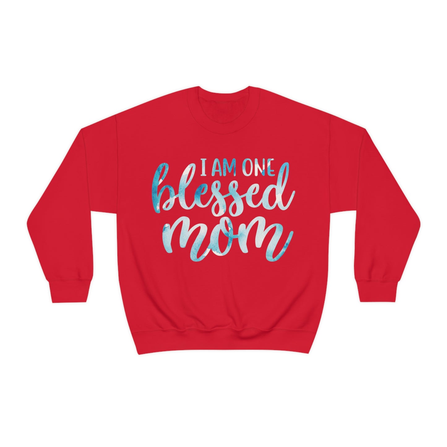 I am one blessed mom Crewneck Sweatshirt